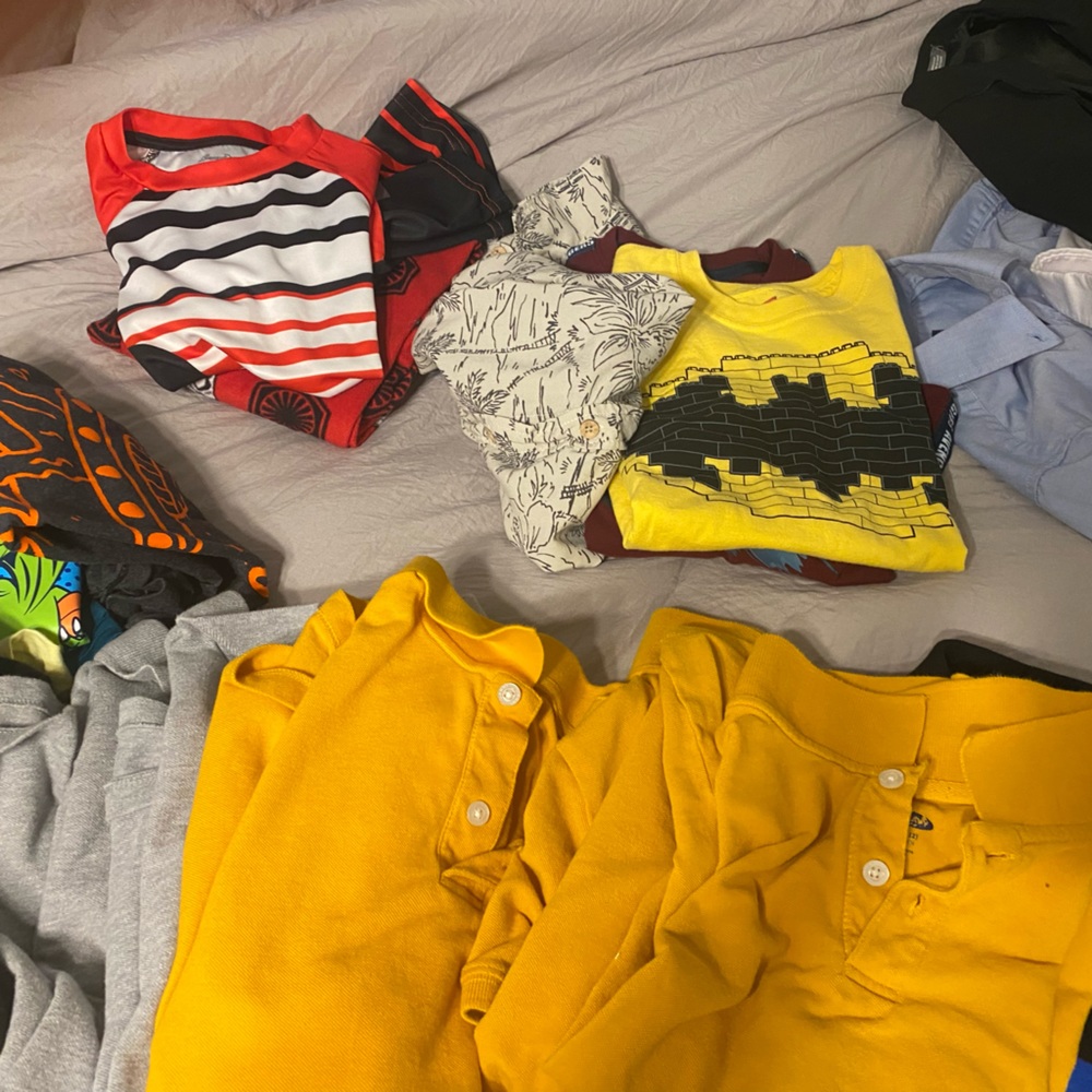 Boys bundle lot. Polos and shirts. Size 12 short long sleeve
